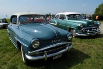 Trimoba AG / Oldtimer und Immobilien,li-re: Simca Aronde 1300; Bj: 55-59 / 1.3 l  4 Zyl. 48PS / Chevrolet Bel-Air 1953 3.5l oder 3.9l (Blue Flame), 3-Speed manual or 2-Speed automatic