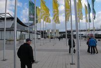 Trimoba AG / Oldtimer und Immobilien,West Eingang Messe beim Flughafen Stuttgart