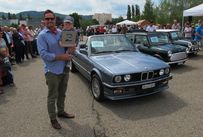 Trimoba AG / Oldtimer und Immobilien,Dominic Lüthi wurde mit seinem wunderschönen BMW E30 325i Cabrio mit dem hervorragenden 2.ten Rang ausgezeichnet. Herzliche Gratulation !!