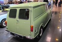Trimoba AG / Oldtimer und Immobilien,Austin Seven Van 1960; R-4, 848ccm, 34 PS, 622kg, 116km/h.  In England waren Vans damals steuerbegünstigt und so kauften viele nachträglich eine Rückbank und bekamen so einen günstigen Viersitzer