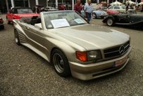 Trimoba AG / Oldtimer und Immobilien,Mercedes 500 SEC Köngigumbau: Jg. 1983, 231PS, 225km/h; Räder hinten: 345/35 VR 15 / Vorne 285/40 VR 15: 