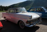 Trimoba AG / Oldtimer und Immobilien,Opel Rekord Olympia P2 1700 1962; 4-Zylinder, 1.7l. 60 PS. Aufgrund des überproportional langen Kofferraums, wurde das Coupé auch „der rasende Kofferraum“ genannt 