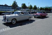 Trimoba AG / Oldtimer und Immobilien,li-re: Mercedes Ponton 220 S 1956 / Chevrolet Impala 1964