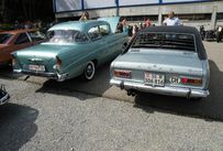 Trimoba AG / Oldtimer und Immobilien,re-li: Ford Capri 1600GT 1969; 1599ccm, 4 Zyl., 88PS. Schöner, unrestaurierter Zustand / Opel Rekord P1200 1960; 4 Zyl., 40 PS und 1196ccm.