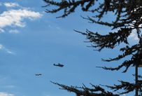 Trimoba AG / Oldtimer und Immobilien,Ju-52 gefolgt von einer Vampire im Formationsflug